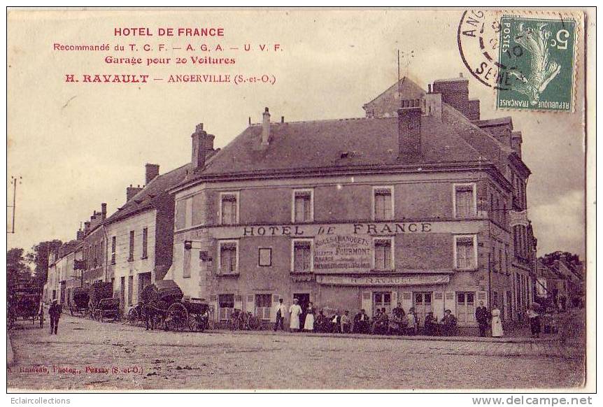 Essonne.......Angerville. .....Hotel  De France - Angerville