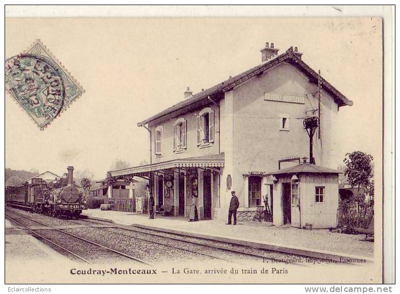 Essonne.......Coudray-Mon Tceau....La  Gare - Autres & Non Classés