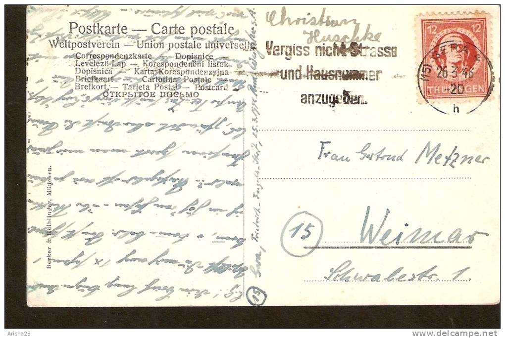 440. Germany, Mittenwald - Passed Post In 1946 - Mittenwald