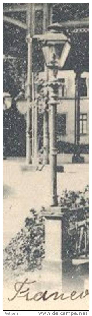 ALTE POSTKARTE GRUSS AUS BAD SCHLANGENBAD CUR-HOTEL NASSAUER HOF 1903 KURHOTEL Street Lamp Lampe Ansichtskarte Postcard - Schlangenbad