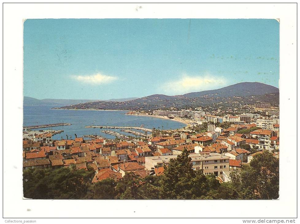 Cp, 83, Sainte-Maxime-sur-Mer, Vue Générale,  Voyagée 1980 - Sainte-Maxime