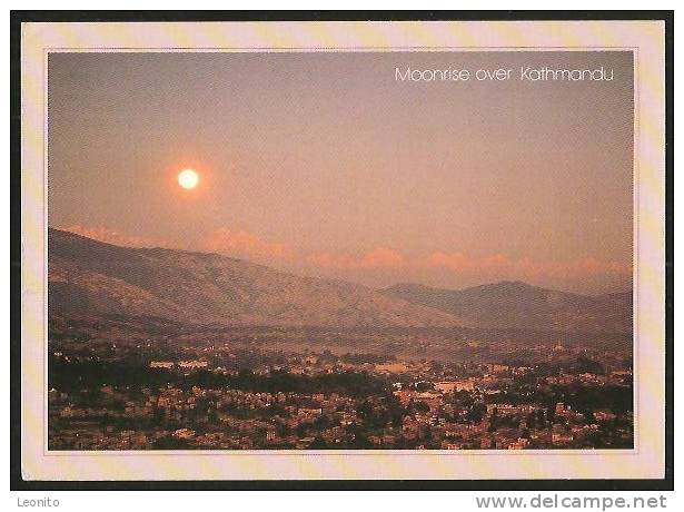 NEPAL Sunrise Over Kathmandu Himalaya 1988 - Népal