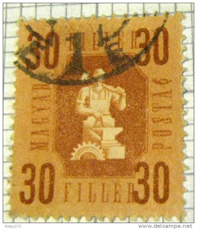 Hungary 1946 Industry 30f - Used - Neufs