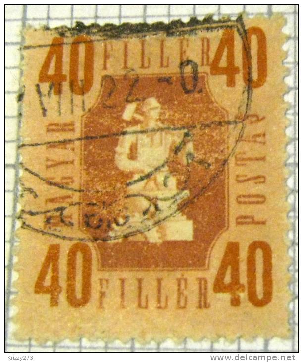 Hungary 1946 Industry 40f - Used - Neufs