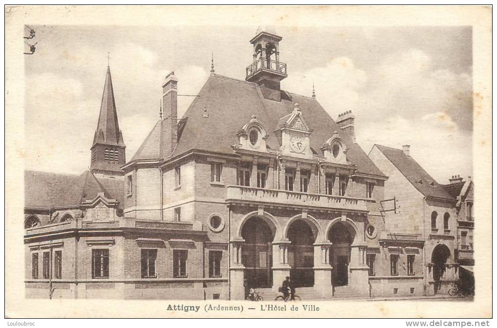 08  ATTIGNY L'HOTEL DE VILLE - Attigny