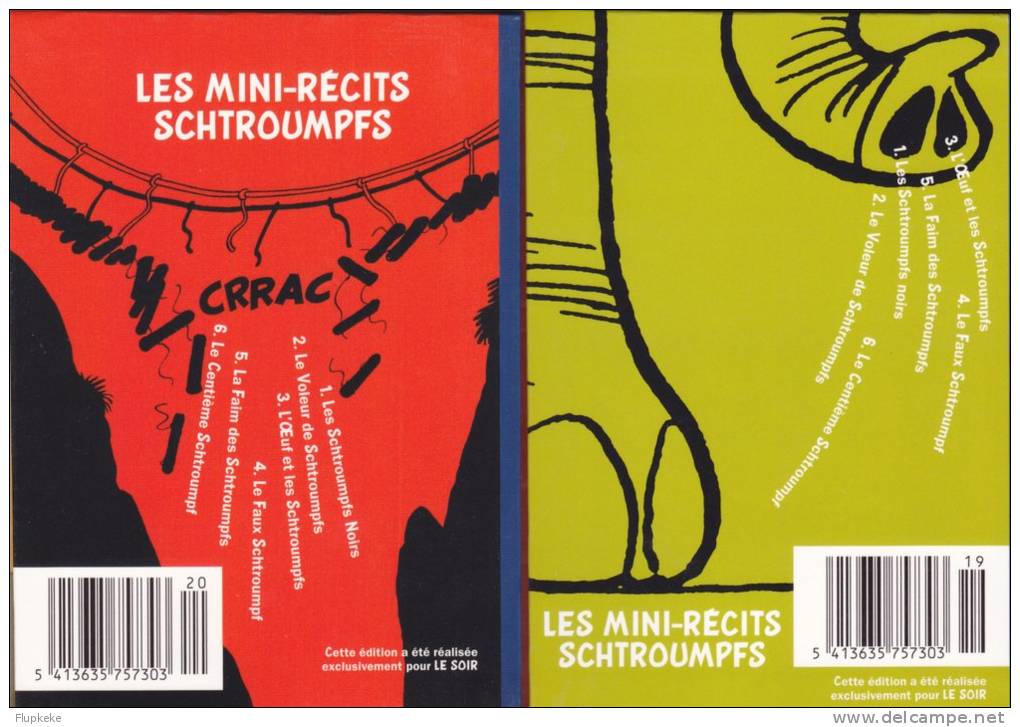 Mini récits des Schtroumpfs Collection complète Peyo - Le Soir 2008
