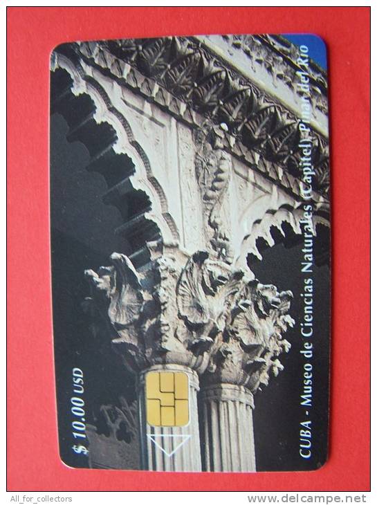 Chip Phone Card , $10 Etecsa, 30.000, Museum Museo Capitel - Kuba