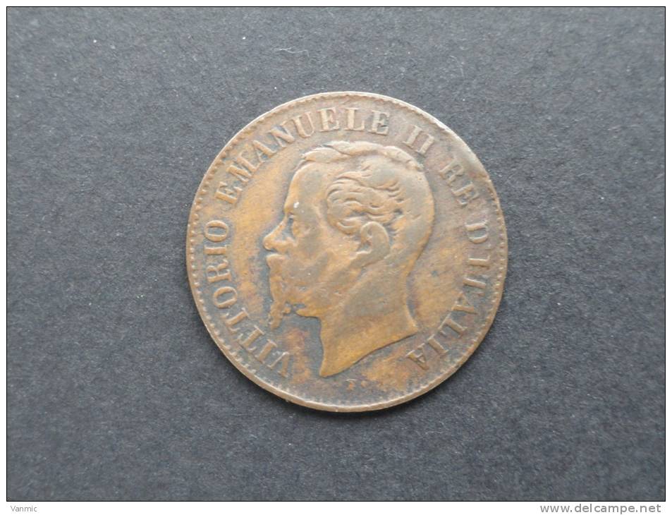 1867 M - 2 Centesimi - Italie - 1861-1878 : Victor Emmanuel II