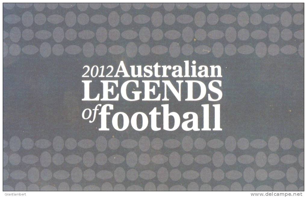 Australia 2012 Legends Of Australian Football Presentation Pack - See 2nd Scan - Presentation Packs