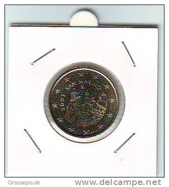 50 CENTIMES EURO SAINT MARIN - SAN MARINO - 2003 - BU - San Marino