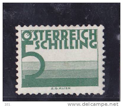 1925 PORTO 5 SCHILLING ** - Segnatasse