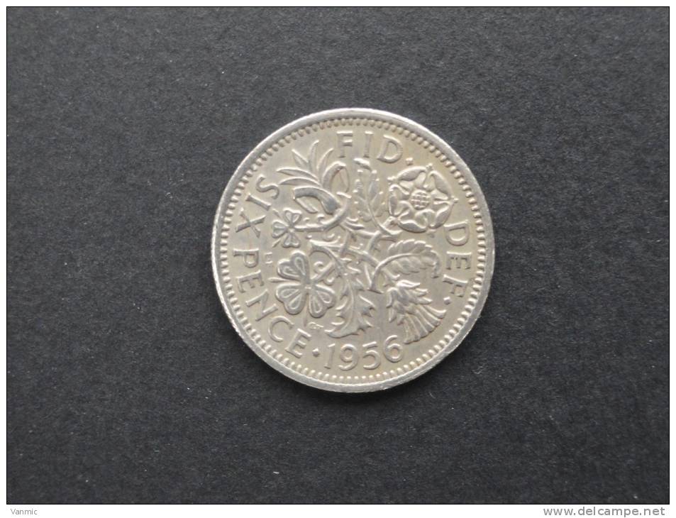 1956 - 6 Pence - Grande Bretagne - H. 6 Pence