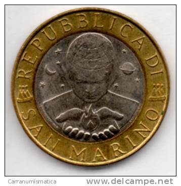 SAN MARINO 1000 LIRE 1998 GEOLOGIA BIMETALLICA - San Marino