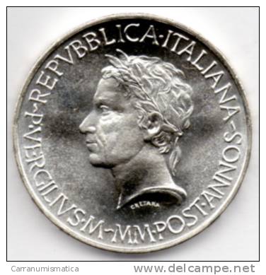 ITALIA 500 LIRE 1981 VIRGILIUS M AG - Commémoratives