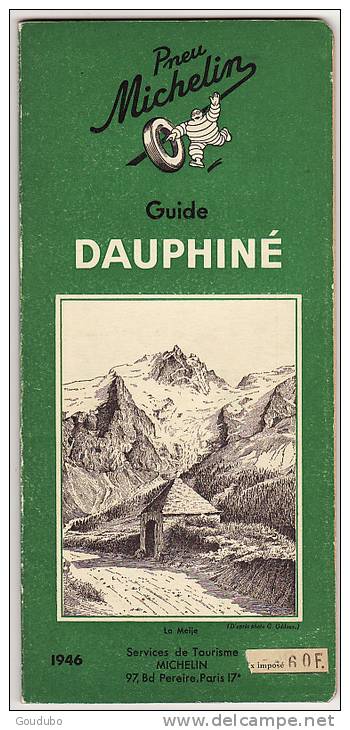 Guide Michelin Dauphiné 1946. Voir Photos. - Michelin (guides)