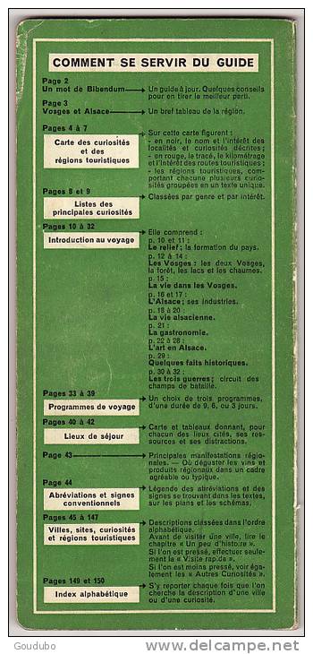 Guide Michelin Vosges-Alsace 1951-52. Superbe Pub Michelin. Voir Photos. - Michelin (guide)