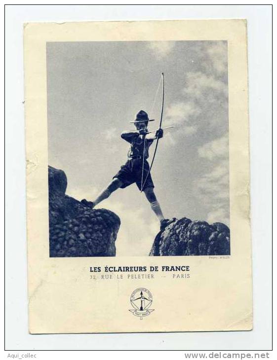 TIR A L´ARC SCOUTISME LES ECLAIREURS DE FRANCE - Scoutismo