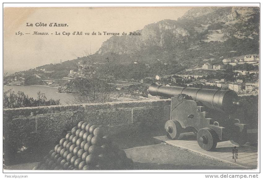 CPA MONACO - LE CAP D'AIL VU DE LA TERRASSE DU PALAIS - Fürstenpalast