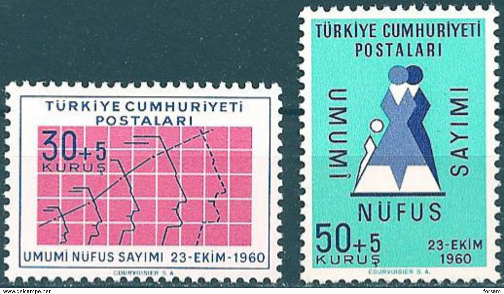TURKEY..1960..Michel # 1776-1777...MNH. - Unused Stamps