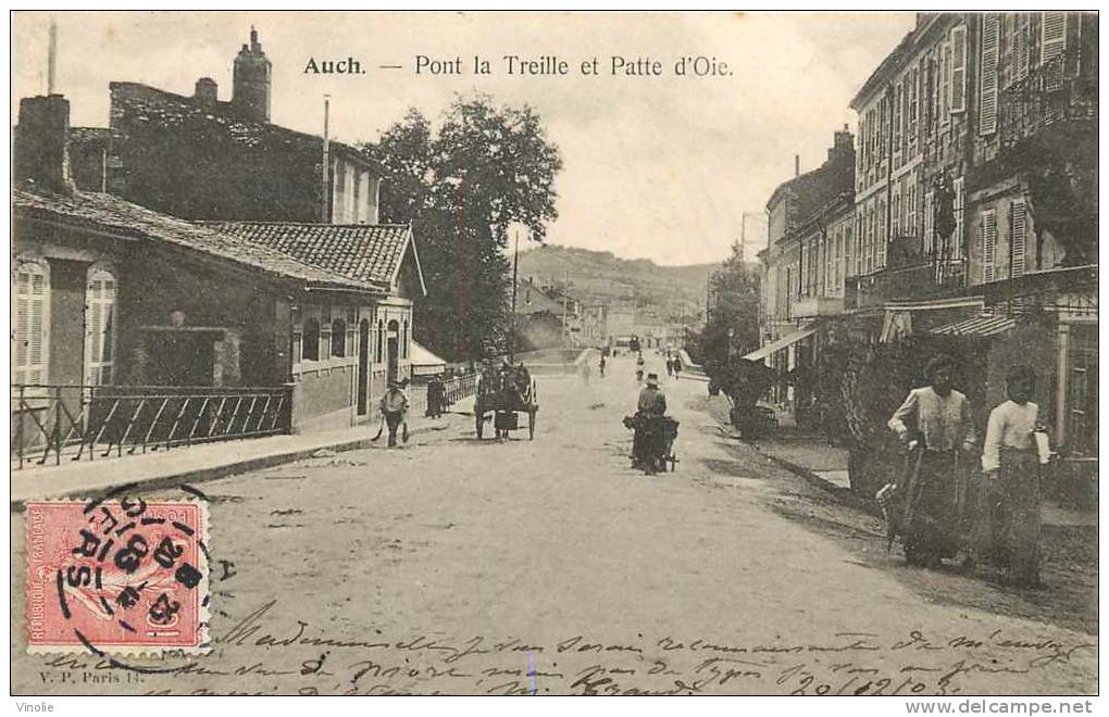 Gers  : Réf : A -12-1951 : Auch    Pont De La Treille Et Patte D'Oie - Auch