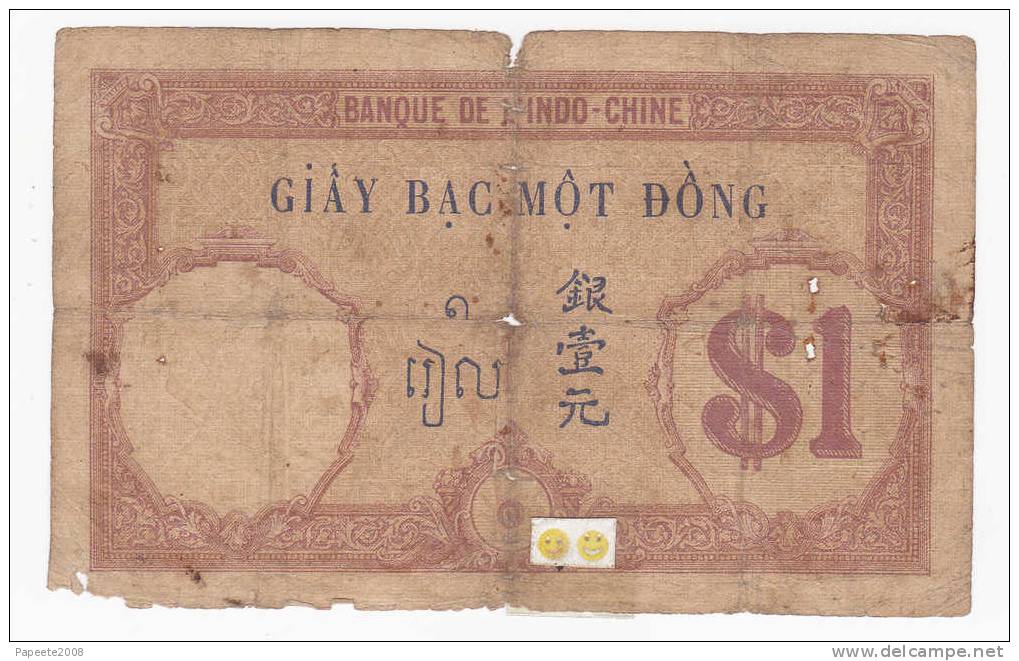 Banque De L´INDO-CHINE - 1 Piastre - (KM 41 B - P 48 B) - BE - Indochina
