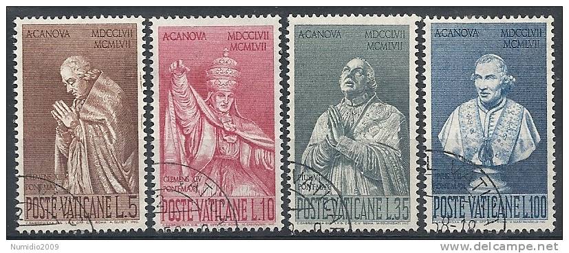 1958 VATICANO USATO ANTONIO CANOVA - RR9776 - Used Stamps