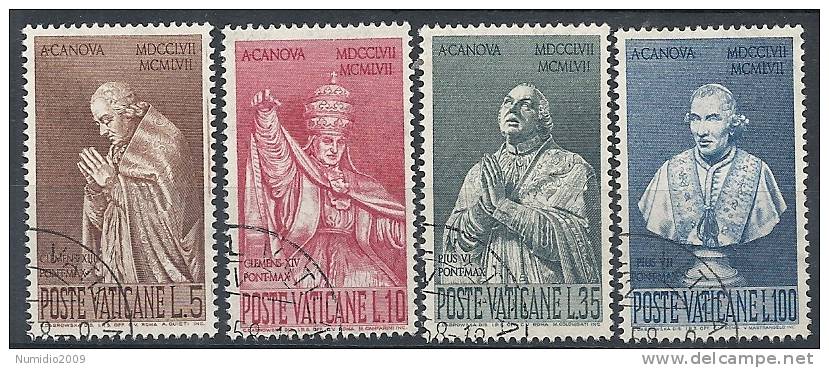 1958 VATICANO USATO ANTONIO CANOVA - RR9776-5 - Used Stamps