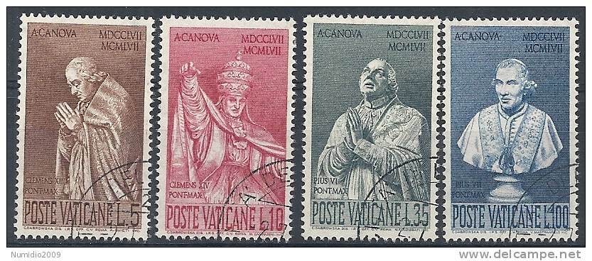 1958 VATICANO USATO ANTONIO CANOVA - RR9776-6 - Usati