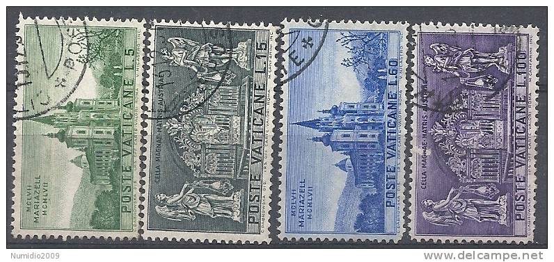 1957 VATICANO USATO SANTUARIO DI MARIAZELL - RR9781-2 - Oblitérés