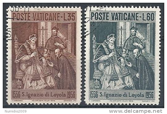 1956 VATICANO USATO S. IGAZIO DI LOYOLA - RR9789-3 - Used Stamps