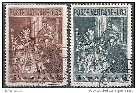 1956 VATICANO USATO S. IGAZIO DI LOYOLA - RR9789-5 - Oblitérés