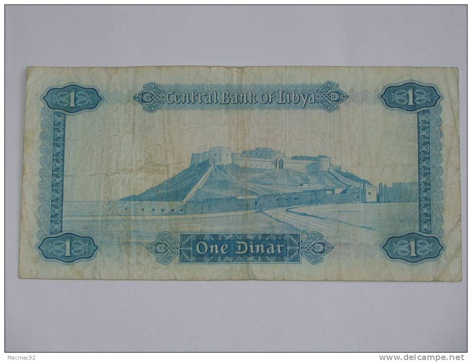 1 Dinar - LIBYE - Billet Non Daté (1971-1972) **** EN ACHAT IMMEDIAT **** Billet Ssez Rare - Libyen