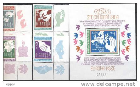 BULGARIA - BULGARIE  -  EUROPA - KSZE -STOCKHOLM  - **MNH - 1984 - European Community