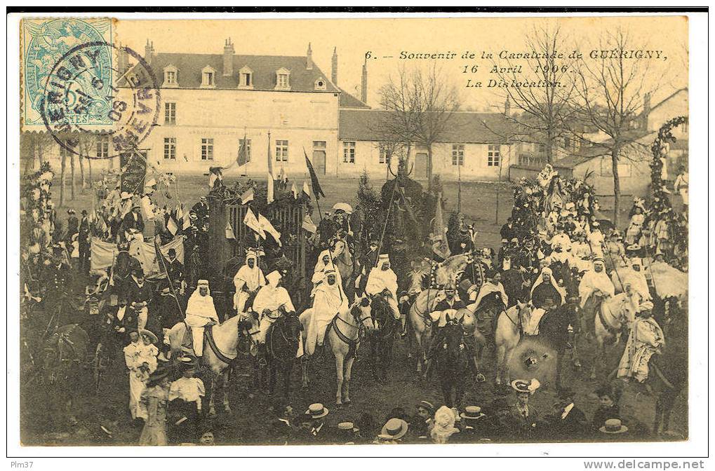 GUERIGNY - La Cavalcade 1906 - La Dislocation - Guerigny