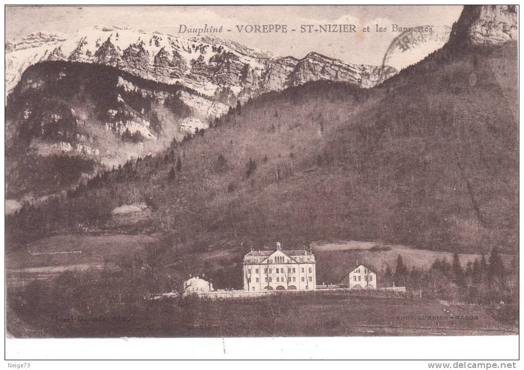 Carte Postale Ancienne De L´Isère - Voreppe  - St Nizier Et Les Bannettes - Voreppe