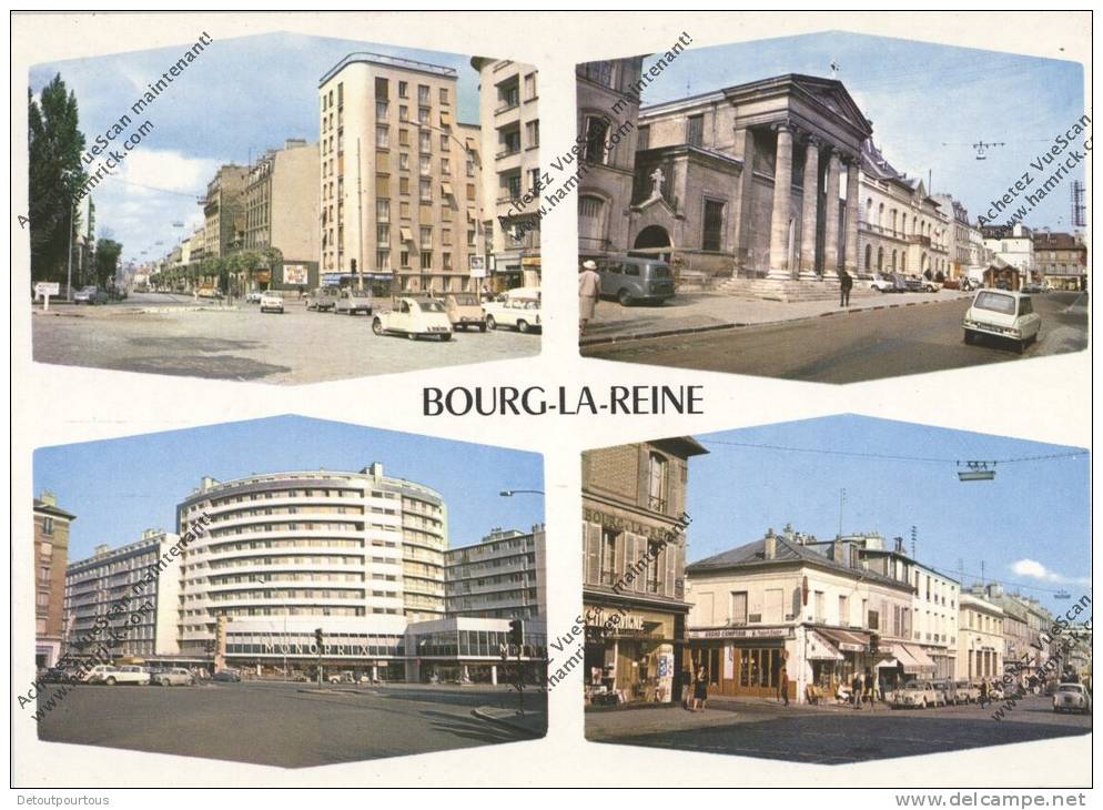 BOURG LA REINE Hauts De Seine 92 : Divers Aspects De La Ville ( Rues Commerces Magasin Monoprix - Bourg La Reine