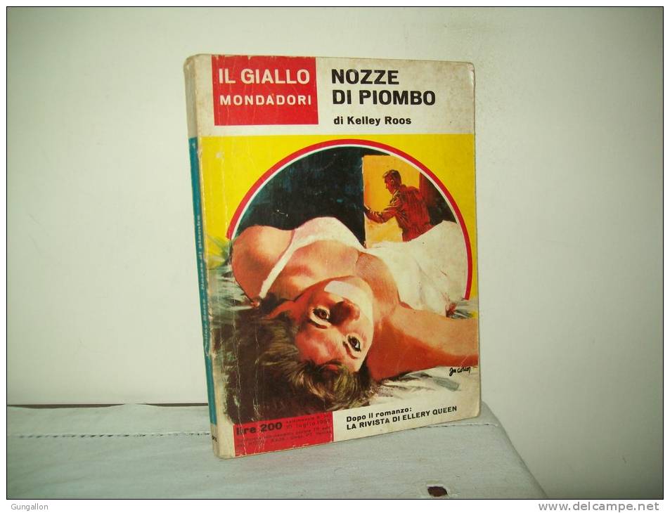 I Gialli Mondadori (Mondadori 1966) N. 910 " Nozze Di Piombo"  Di  Kelley Roos - Policíacos Y Suspenso