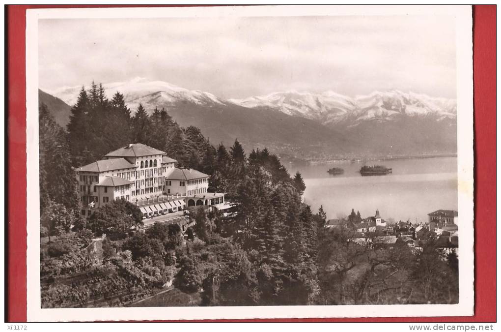 P0485 Vue Aérienne Brissago Lago Maggiore,Hotel Brenscino.Non Circulé. Wyrsch 4776 - Brissago