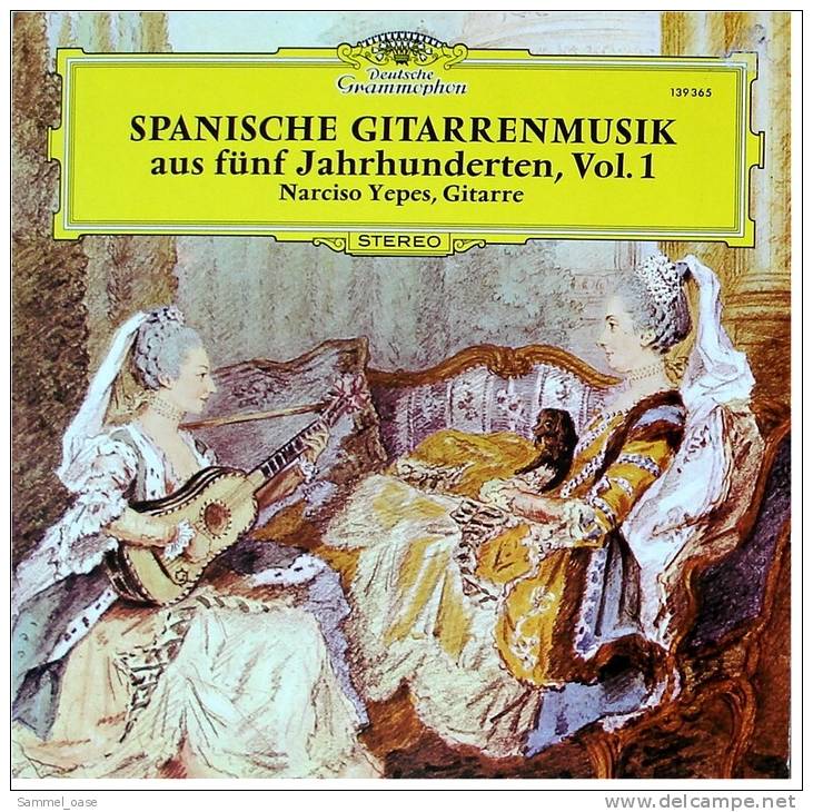 LP Spanische Gitarrenmusik Aus 5 Jahrhunderten - Narciso Yepes  -  Deutsche Grammophon 139365  -  Ca. 1985 - Sonstige - Spanische Musik