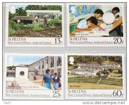 ST-HELENA - 1989 - Nouvelle école Prince Andrew - 4v Neufs - Mnh - St. Helena