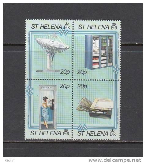 ST-HELENA - 1990 - Télécommunications Modernes - 4v Neufs - Mnh - Saint Helena Island