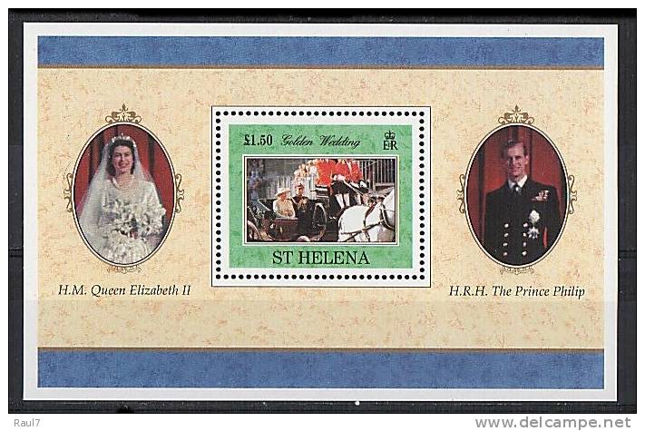 ST-HELENA - 1997 - Noces D'Or - BF Neufs - Mnh - St. Helena