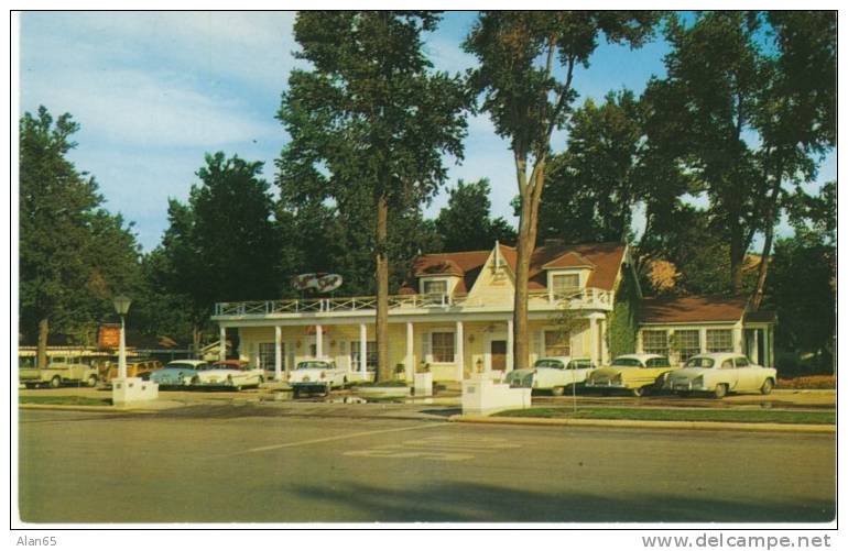 Kanab UT Utah, Parry Lodge Motel, Auto, C1950s/60s Vintage Postcard - Sonstige & Ohne Zuordnung