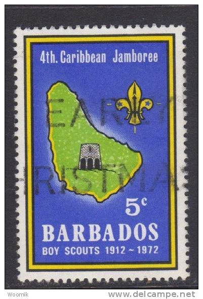 Barbados ~ 1972 ~ Boy Scouts/Jamboree ~ SG 444 ~ Used - Barbados (1966-...)