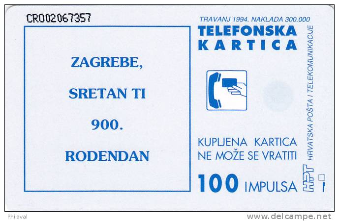 ZAGREB : Carte Téléphone - Taxcard - Other - Africa