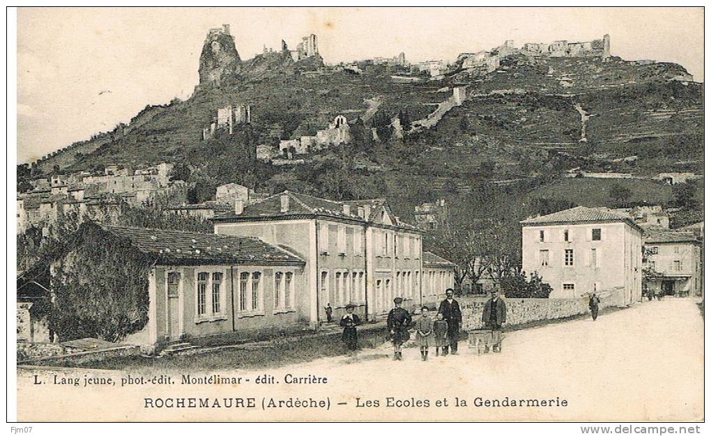 Les écoles Et La Gendarmerie (rochemaure 07) - Rochemaure