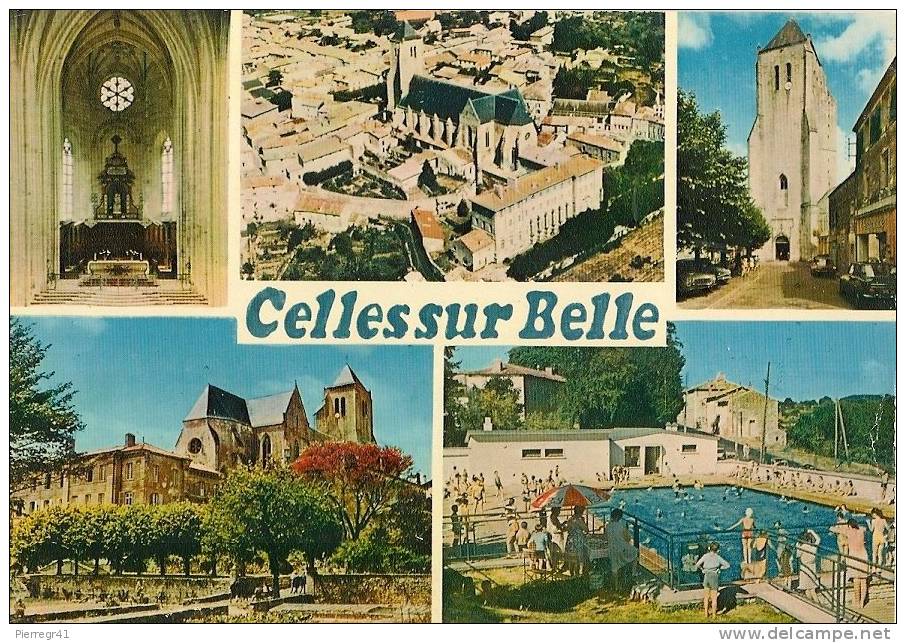 CPA-1960-79-CELLES SUR BELLE-MULTIVUES-TBE - Celles-sur-Belle