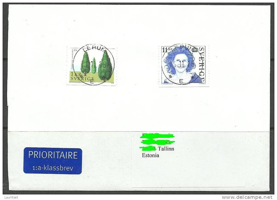 SCHWEDEN Sverige Brief Nach Estland Estonia 2011 - Storia Postale