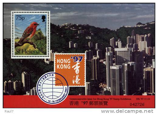 ST-HELENA - 1997 - Hong Kong 97, Oiseaux - BF Neufs - Mnh - Sainte-Hélène