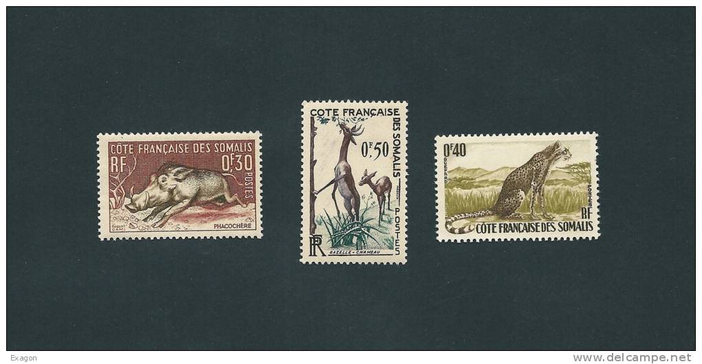 Lotto Di  N. 3   FRANCOBOLLI  NUOVI  SOMALIA   -  Serie  Animali  -  Anno 1960. - Somalië (1960-...)